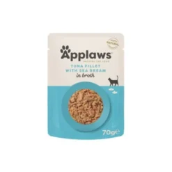 Applaws Cat Tuna & Sea Bream in Broth 70 g