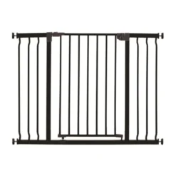 Basic Sturdy Hundgrind Bred Svart 76 x 99 - 105,5 cm