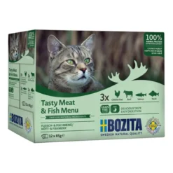 Bozita Kött & Fisk i Gelé Multipack 12x85 g