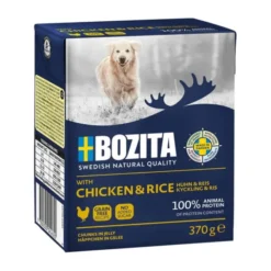 Bozita Kyckling & Ris bitar i gelé 370 g