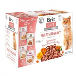 Brit Care Cat Adult Fillets in Gravy Multipack 12x85 g