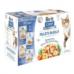 Brit Care Cat Adult Fillets in Jelly Multipack 12x85 g