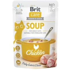 Brit Care Cat Soup Chicken 75 g