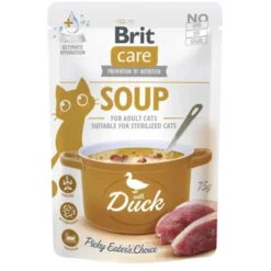 Brit Care Cat Soup Duck 75 g