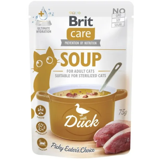 Brit Care Cat Soup Duck 75 g