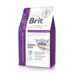 Brit Veterinary Diet Cat Grain Free Gastrointestinal High Fibre Herring & Pea