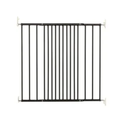 DogSpace Lucky Hundgrind Utdragbar Svart 62,5-106,8x72,5 cm