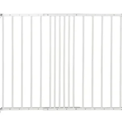 DogSpace Lucky Hundgrind Utdragbar Vit 62,5-106,8x72,5 cm