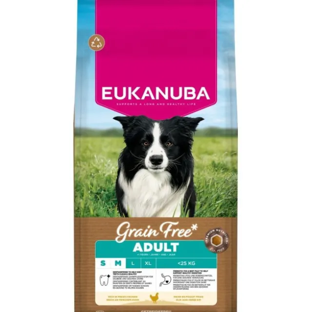 Eukanuba Dog Adult Grain Free Small & Medium Chicken