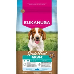 Eukanuba Dog Grain Free Adult Small & Medium Breed Ocean Fish