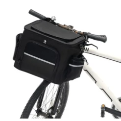 Feel Active Cykelkorg med Metallstomme Svart