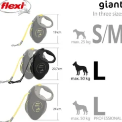 Flexi Giant L Black Edition 8 m Band