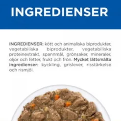 Hill's Prescription Diet Feline Gastrointestinal Biome Digestive Care/Fibre Care Stew Chicken & Vegetables 82 g