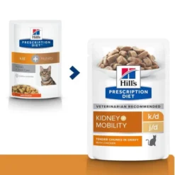 Hill's Prescription Diet Feline k/d j/d Kidney + Mobility Chicken 12x85 g