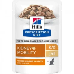Hill's Prescription Diet Feline k/d j/d Kidney + Mobility Chicken 12x85 g