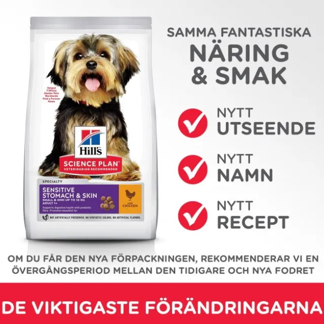 Hill's Science Plan Dog Adult Small & Mini Sensitive Stomach & Skin Chicken