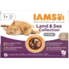 Iams Cat Adult Advanced Nutrition Land & Sea Collection in Gravy Multipack 12x85 g