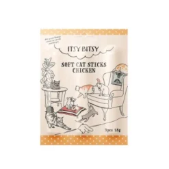 ItsyBitsy Cat Sticks Kyckling 3x6 g