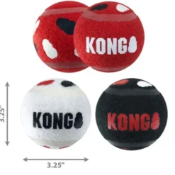 KONG Signature Sport Bollar L 8 cm 2-pack