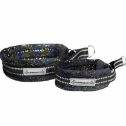 Kusse&Kutta Hundhalsband Brett Svart & Glitter