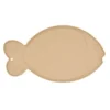 Little&Bigger Dinner Time Underlägg i Silikon Fisk Beige 44 x 25 cm