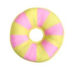 Little&Bigger Hot Summer Flytande Hundleksak Ring Rosa/Gul 19 cm