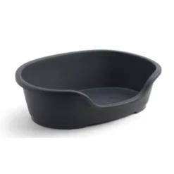 Moderna Domus Hundbädd Plast Oval Svart