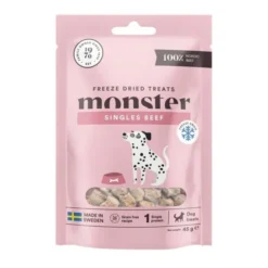 Monster Dog Treats Freeze Dried Beef
