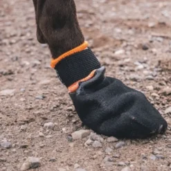 Non-Stop Dogwear Protector Bootie Hundstrumpa Svart & Orange 4-pack