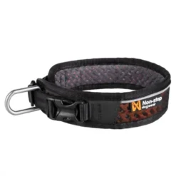 Non-stop Dogwear Rock Justerbart Hundhalsband Svart/Orange