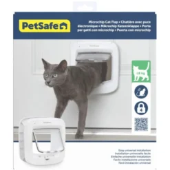 PetSafe Microchip Kattlucka Vit
