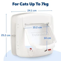 Petsafe Staywell Kattlucka Magnet Vit 400
