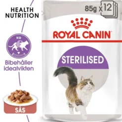 Royal Canin Sterilised Gravy Adult våtfoder för katt 12x85 g