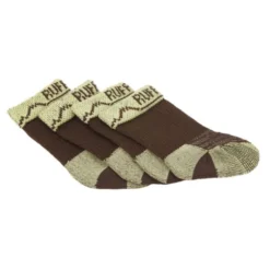Ruffwear Bark'n'Boot Hundsocka Brun 4-pack