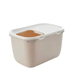Savic Hop In Giant Kattlåda Vit/Beige 74 x 49,7 x 43 cm