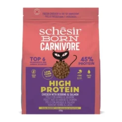 Schesir Cat Adult Born Carnivore Chicken, Herring & Salmon