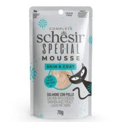 Schesir Cat Adult Special Mousse Skin & Coat Salmon & Chicken 70 g