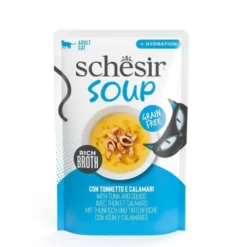 Schesir Cat Soup Tuna & Squid 40 g