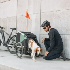 Thule Bexey Cykelvagn till Hund Grön
