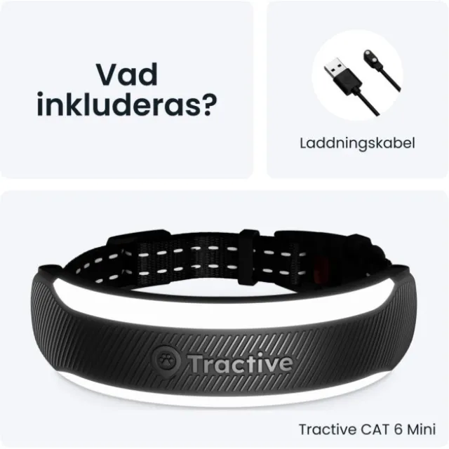 Tractive Cat 6 Mini GPS till Katt