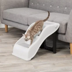 Trixie Hundtrappa Ljusgrå