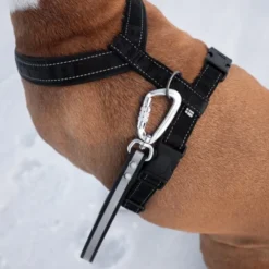 Tyylivoitto Handtag med Twistlock till Sele/Halsband Svart & Reflex 19 mm x 20 cm