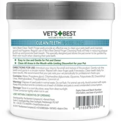Vet’s Best Clean Teeth Finger Pads 50-pack