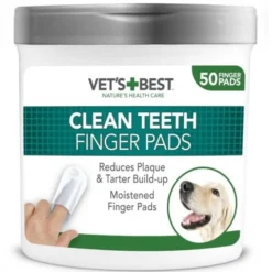 Vet’s Best Clean Teeth Finger Pads 50-pack