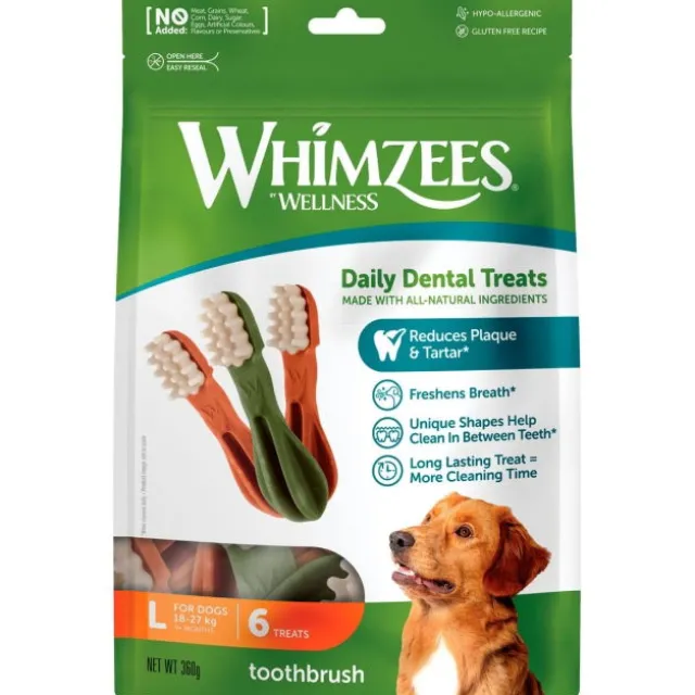 Whimzees Tandborste Large 6-pack
